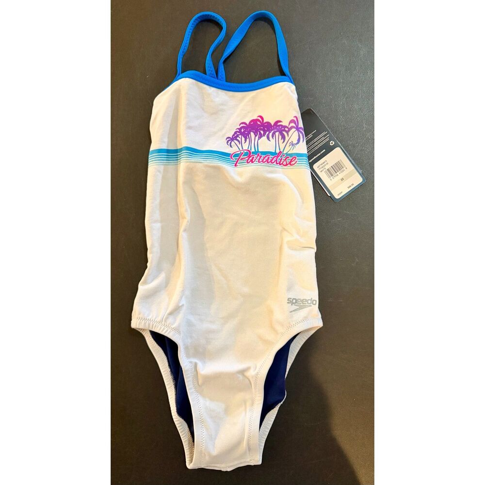 Speedo Womens Juniors One Piece Endurance Bathing Suit Size 20(XS) NWT